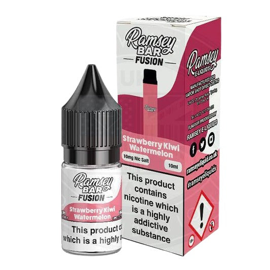 Ramsey Bar Fusion Nic Salt - Strawberry Kiwi Watermelon 10ml