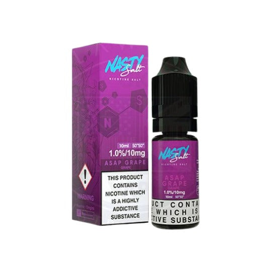 Nasty Juice Nasty Salt ASAP Grape E liquid 10mg 10ml